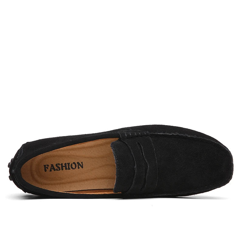 Herren Mokassin Felix – Veloursleder, klassisch, elegant