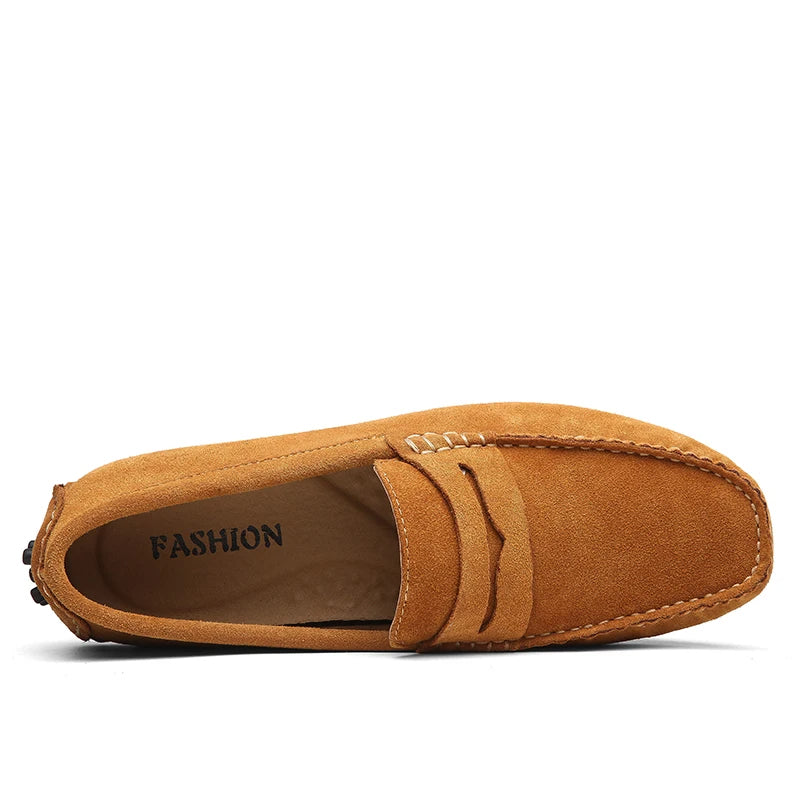 Herren Mokassin Felix – Veloursleder, klassisch, elegant