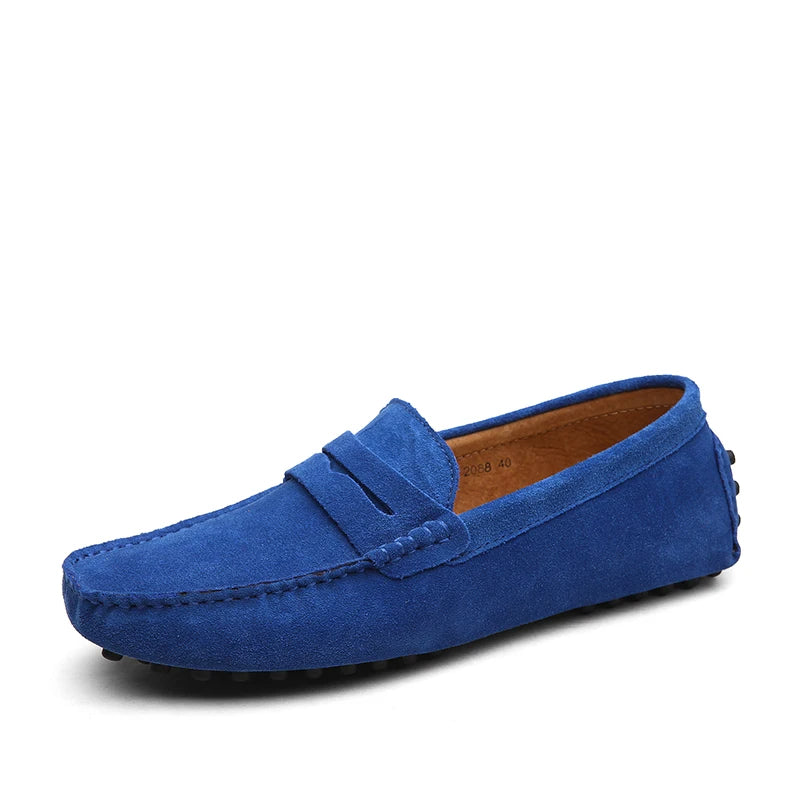 Herren Mokassin Felix – Veloursleder, klassisch, elegant