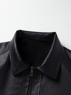 Herren Lederjacke Diego – Motorrad-Style, Reißverschluss