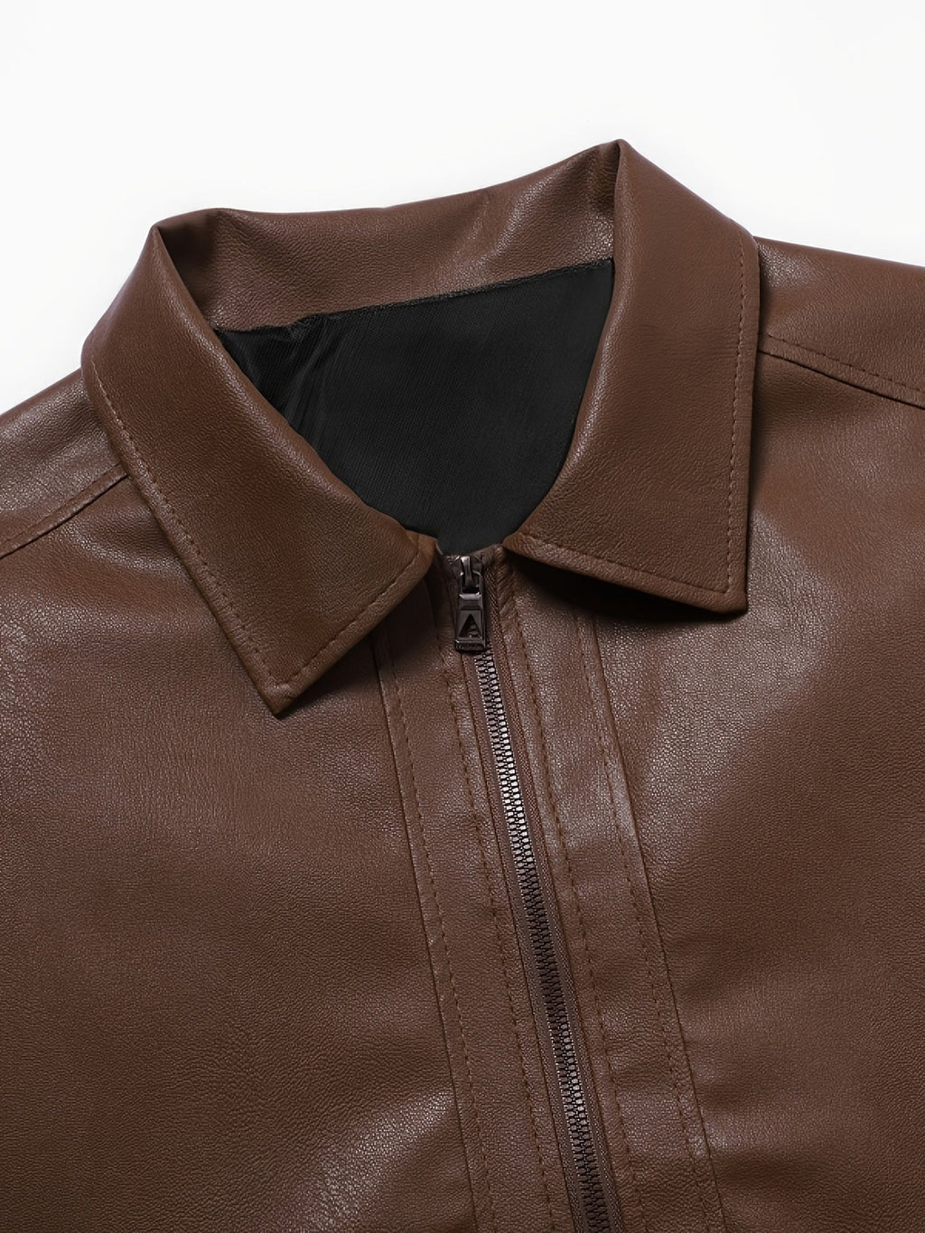 Herren Lederjacke Diego – Motorrad-Style, Reißverschluss