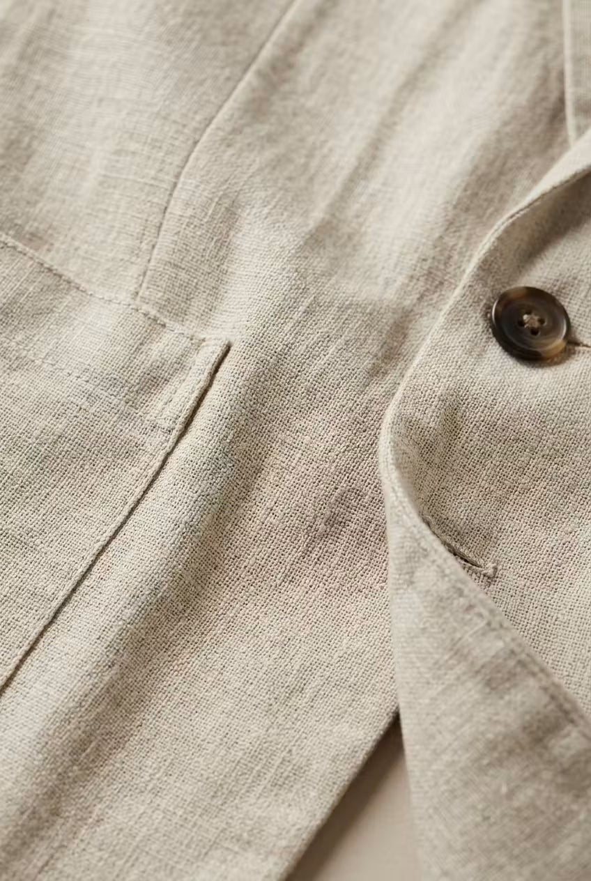 Herrenanzug Felix – Leinen, Locker-eleganter Schnitt, 2-teilig