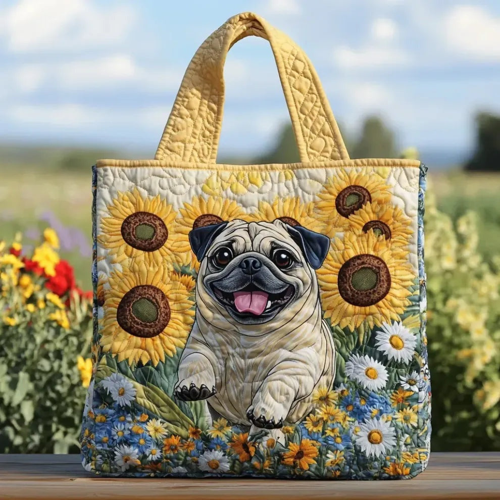 Damen Tote Bag Sophie – Handgesteppt, Patchwork, einzigartiger Print