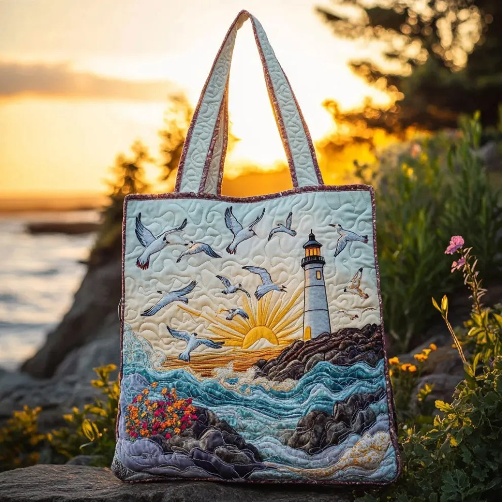 Damen Tote Bag Sophie – Handgesteppt, Patchwork, einzigartiger Print