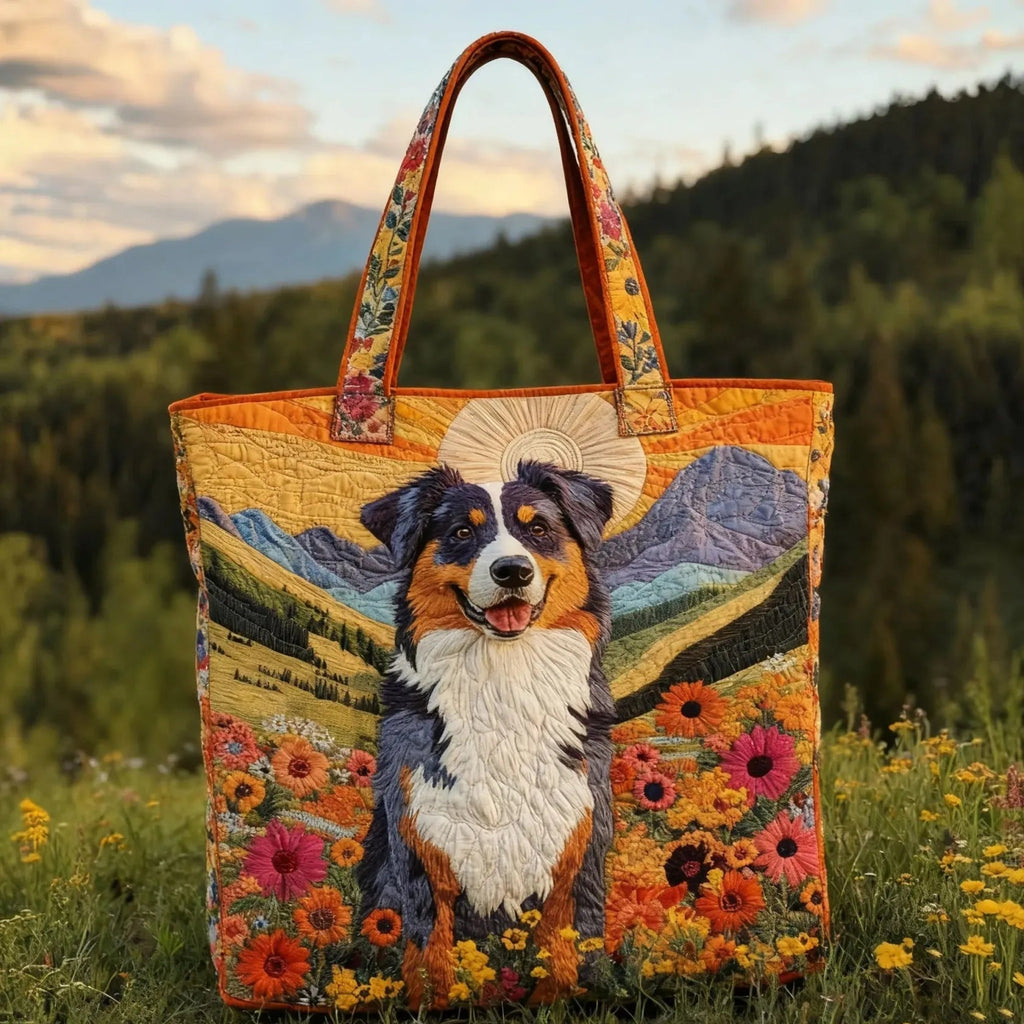 Damen Tote Bag Sophie – Handgesteppt, Patchwork, einzigartiger Print