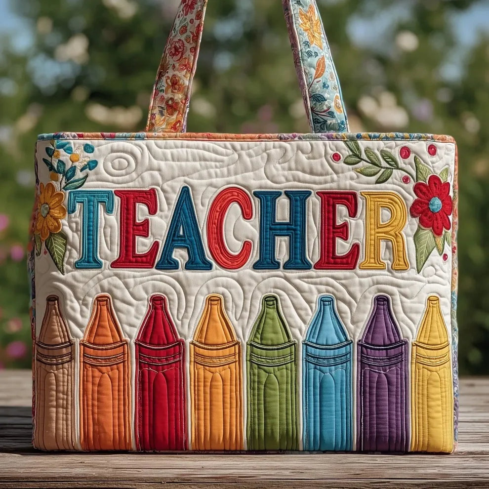 Damen Tote Bag Sophie – Handgesteppt, Patchwork, einzigartiger Print