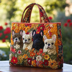 Damen Tote Bag Sophie – Handgesteppt, Patchwork, einzigartiger Print