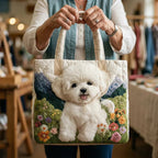 Damen Tote Bag Sophie – Handgesteppt, Patchwork, einzigartiger Print