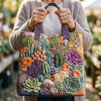 Damen Tote Bag Sophie – Handgesteppt, Patchwork, einzigartiger Print