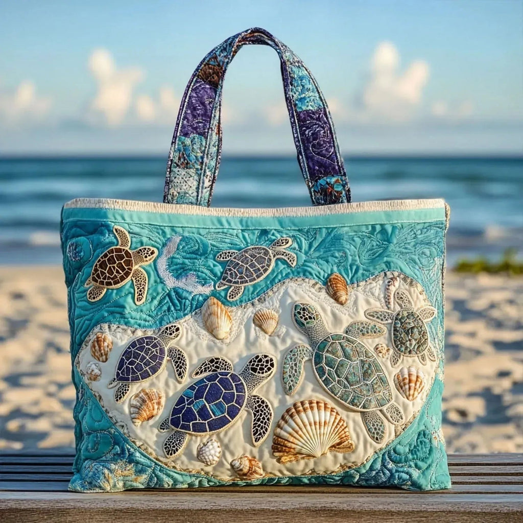 Damen Tote Bag Sophie – Handgesteppt, Patchwork, einzigartiger Print