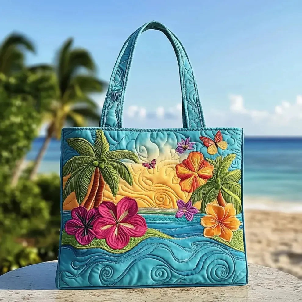 Damen Tote Bag Sophie – Handgesteppt, Patchwork, einzigartiger Print