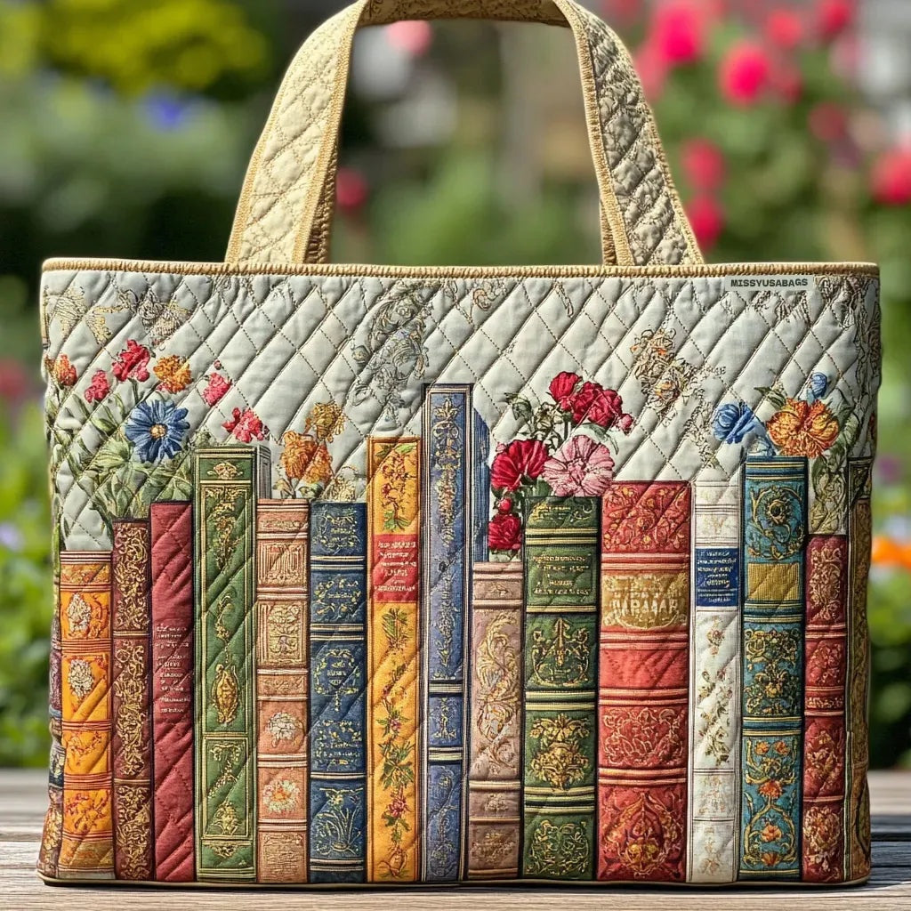 Damen Tote Bag Sophie – Handgesteppt, Patchwork, einzigartiger Print