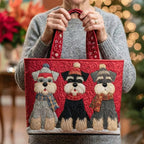 Damen Tote Bag Sophie – Handgesteppt, Patchwork, einzigartiger Print