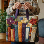 Damen Tote Bag Sophie – Handgesteppt, Patchwork, einzigartiger Print