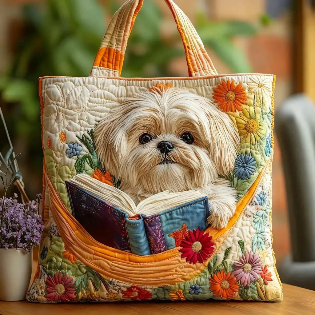 Damen Tote Bag Sophie – Handgesteppt, Patchwork, einzigartiger Print