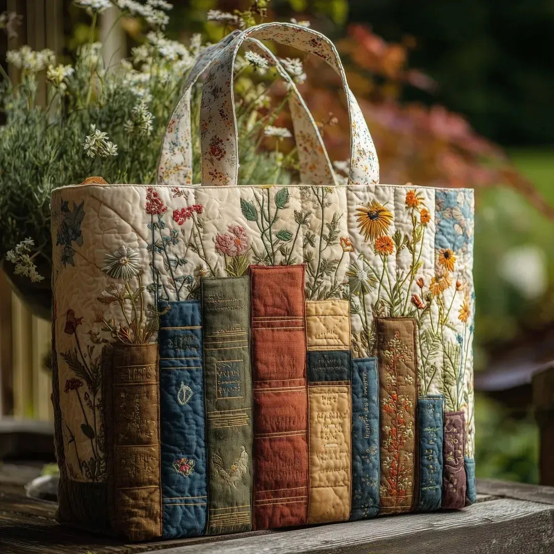 Damen Tote Bag Sophie – Handgesteppt, Patchwork, einzigartiger Print