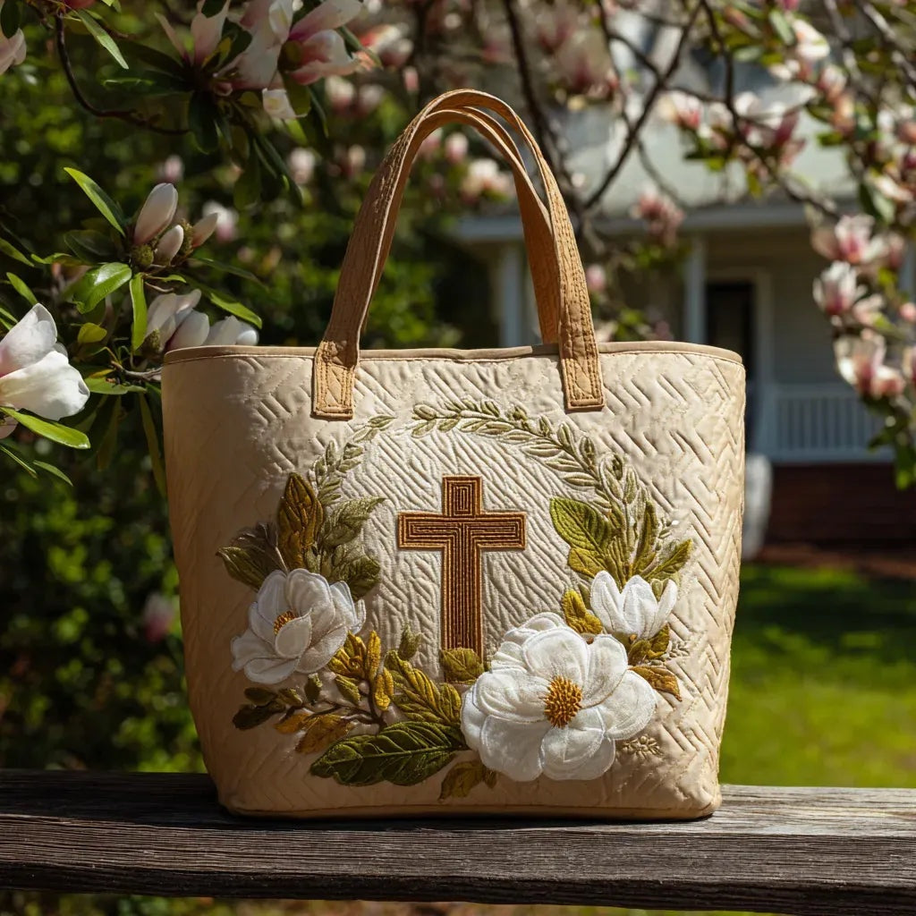 Damen Tote Bag Sophie – Handgesteppt, Patchwork, einzigartiger Print
