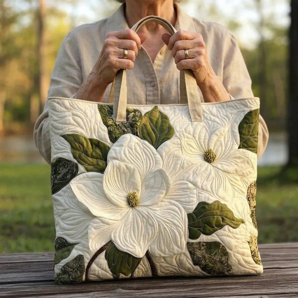 Damen Tote Bag Sophie – Handgesteppt, Patchwork, einzigartiger Print