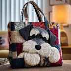 Damen Tote Bag Sophie – Handgesteppt, Patchwork, einzigartiger Print