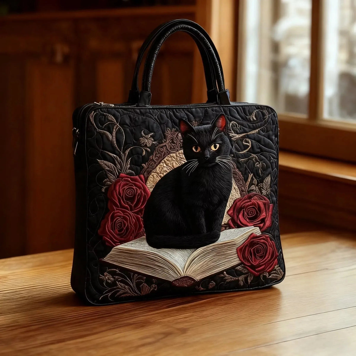 Damen Tote Bag Sophie – Handgesteppt, Patchwork, einzigartiger Print