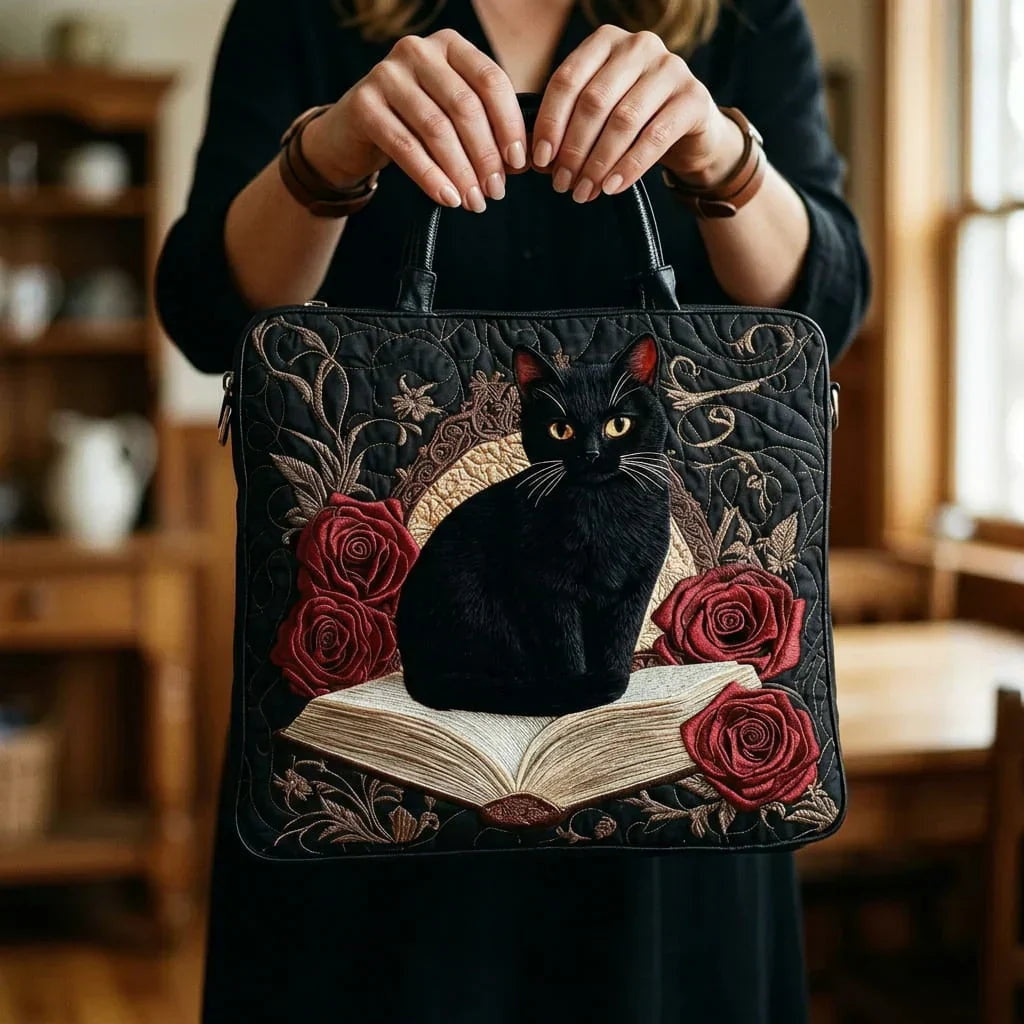 Damen Tote Bag Sophie – Handgesteppt, Patchwork, einzigartiger Print
