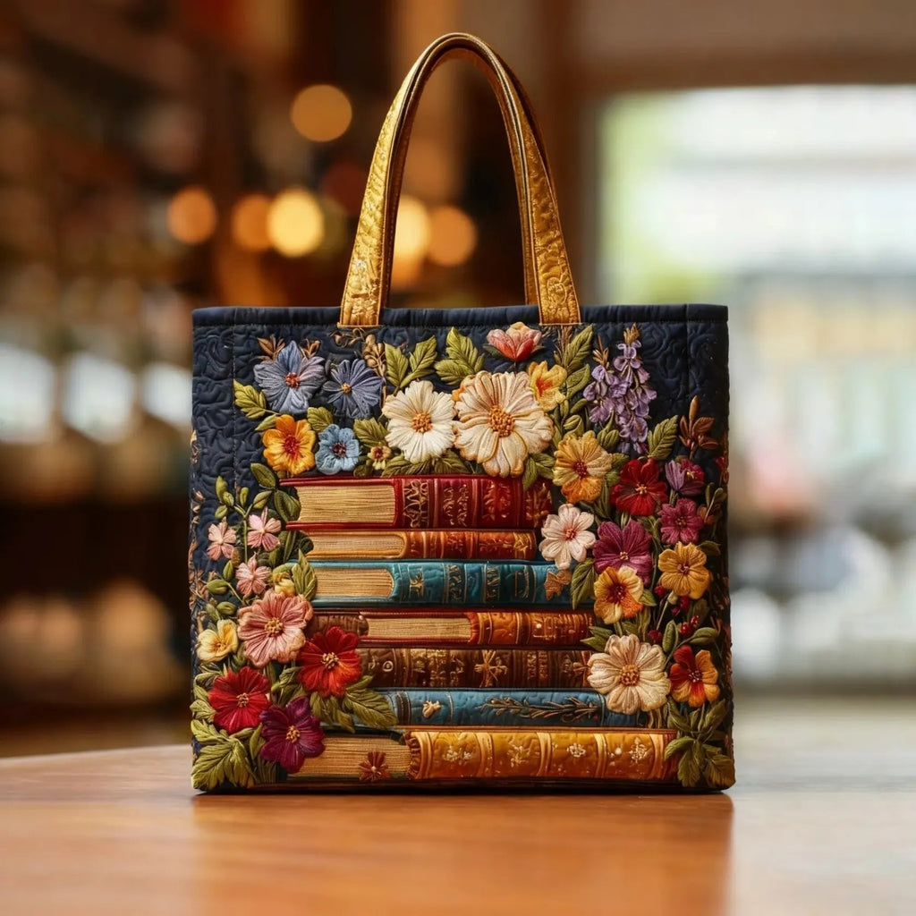 Damen Tote Bag Sophie – Handgesteppt, Patchwork, einzigartiger Print