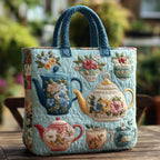 Damen Tote Bag Sophie – Handgesteppt, Patchwork, einzigartiger Print