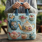 Damen Tote Bag Sophie – Handgesteppt, Patchwork, einzigartiger Print