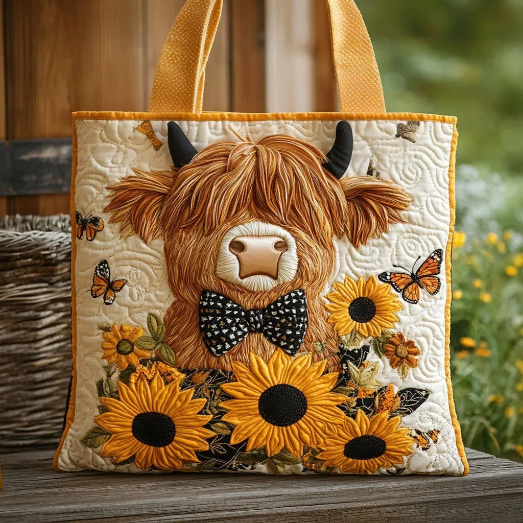Damen Tote Bag Sophie – Handgesteppt, Patchwork, einzigartiger Print