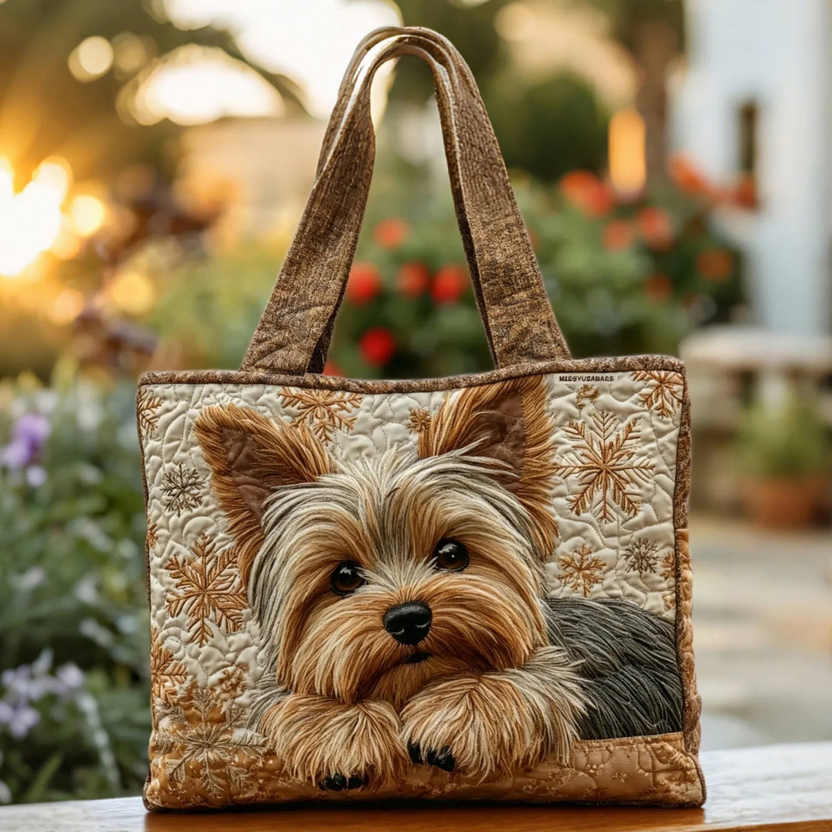 Damen Tote Bag Sophie – Handgesteppt, Patchwork, einzigartiger Print