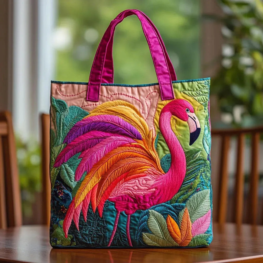 Damen Tote Bag Sophie – Handgesteppt, Patchwork, einzigartiger Print