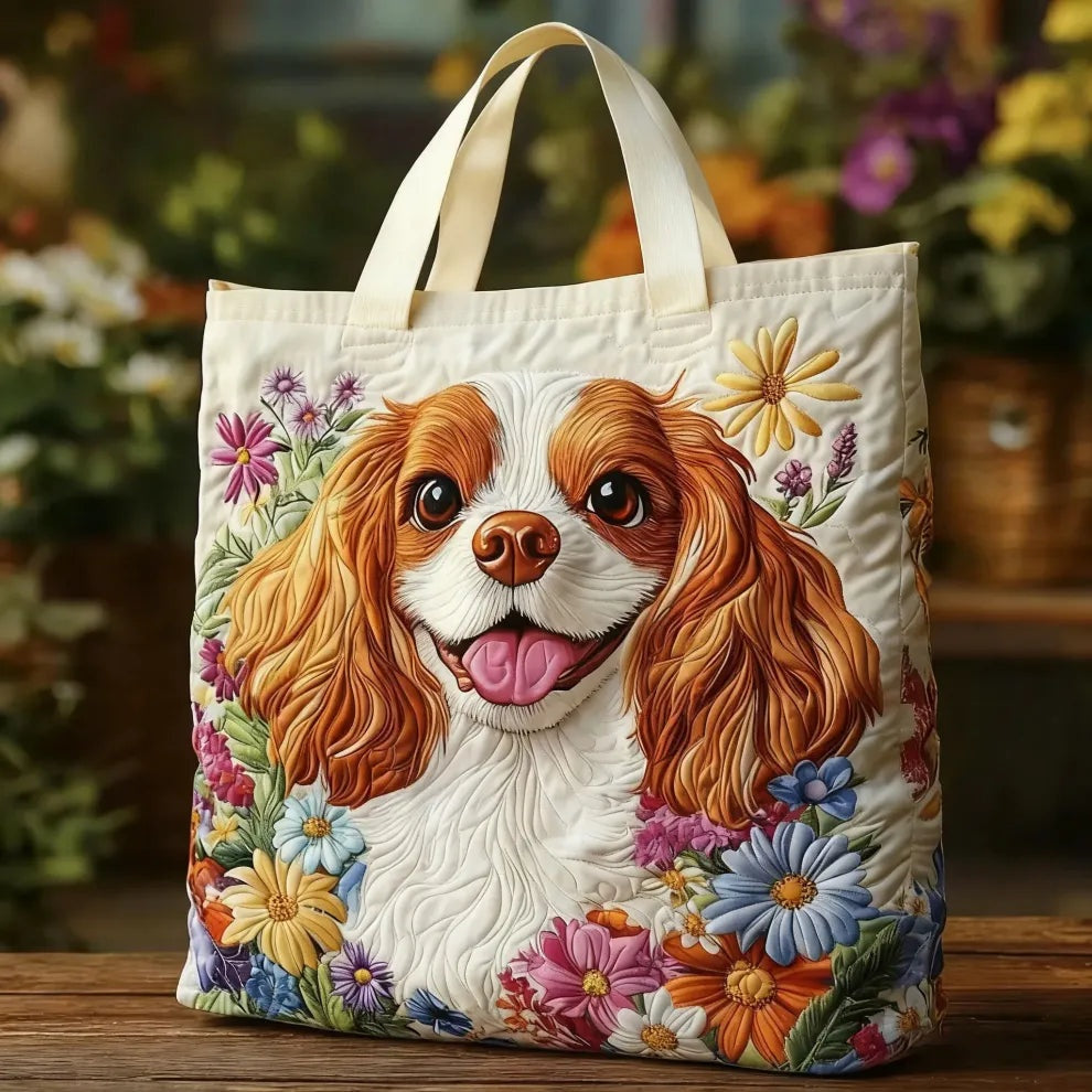 Damen Tote Bag Sophie – Handgesteppt, Patchwork, einzigartiger Print