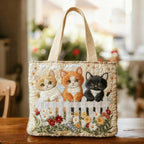 Damen Tote Bag Sophie – Handgesteppt, Patchwork, einzigartiger Print
