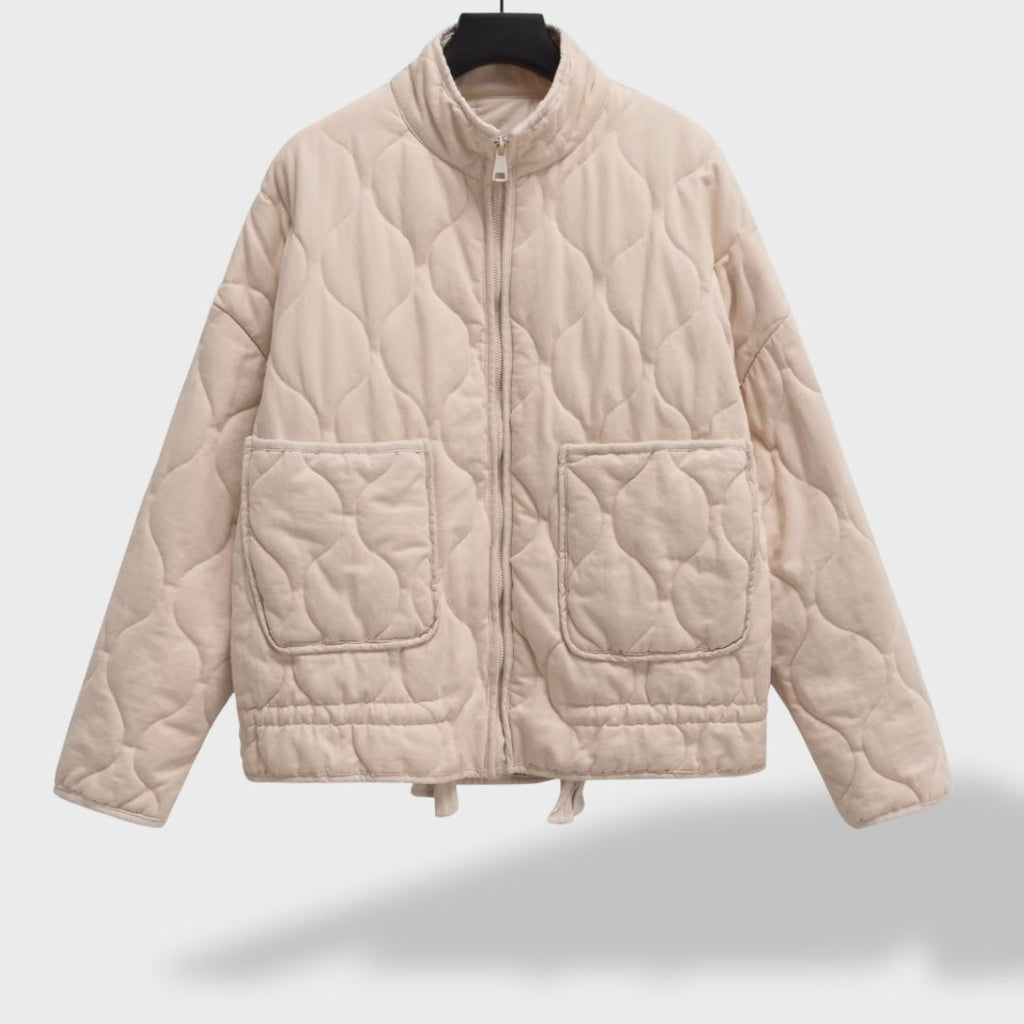 Damen Winterjacke Lena – Oversized elegant, Premium wattiert