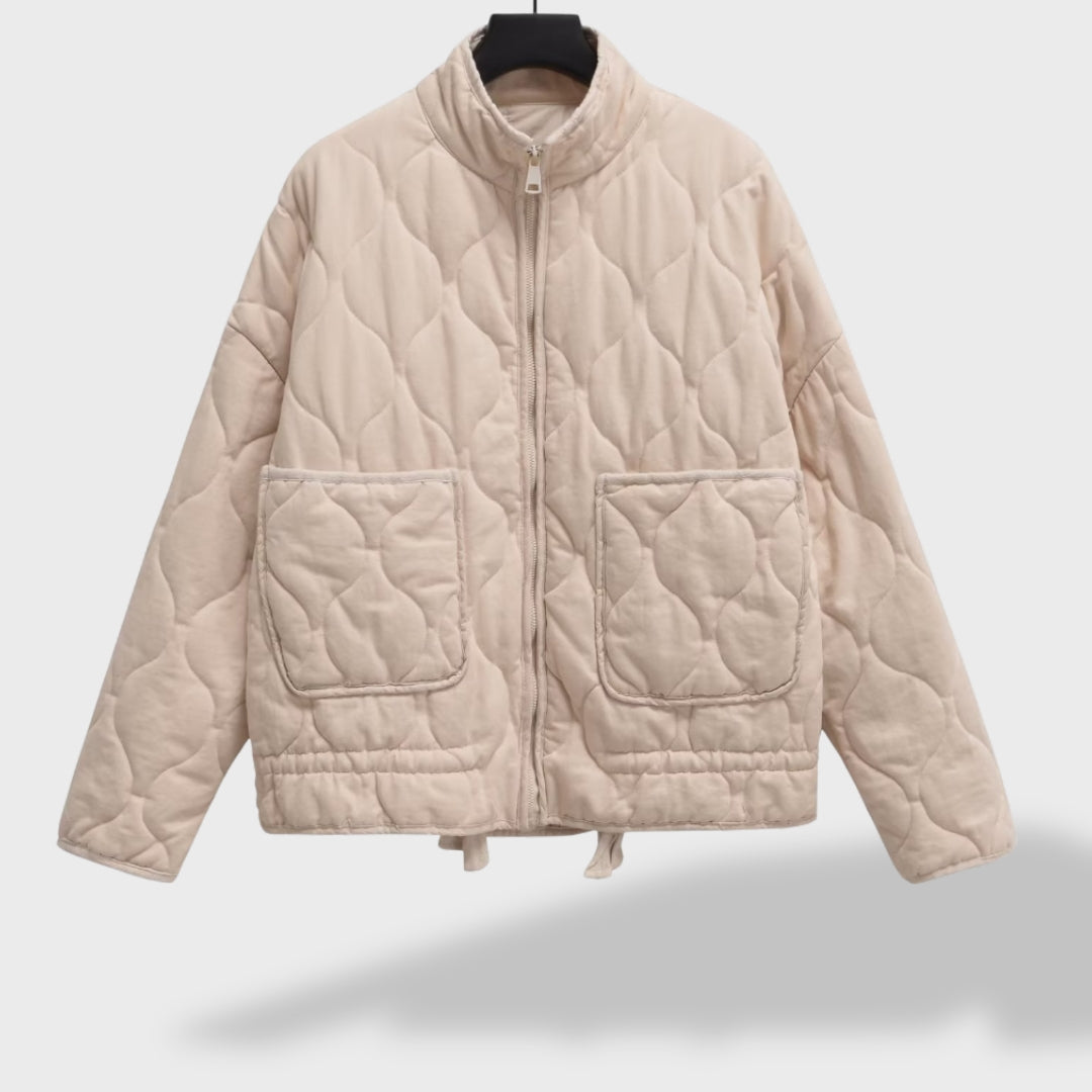 Damen Winterjacke Lena – Oversized elegant, Premium wattiert
