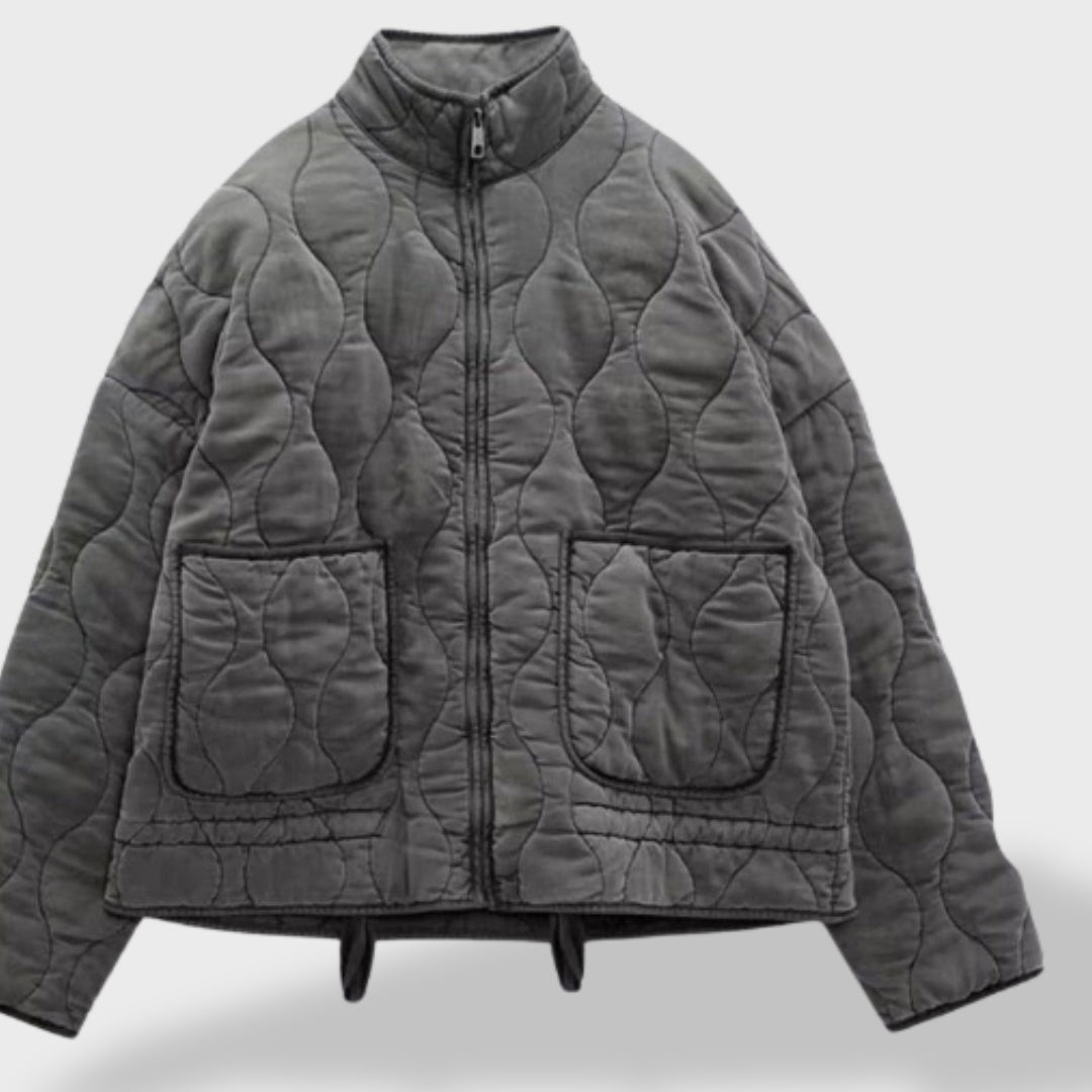 Damen Winterjacke Lena – Oversized elegant, Premium wattiert