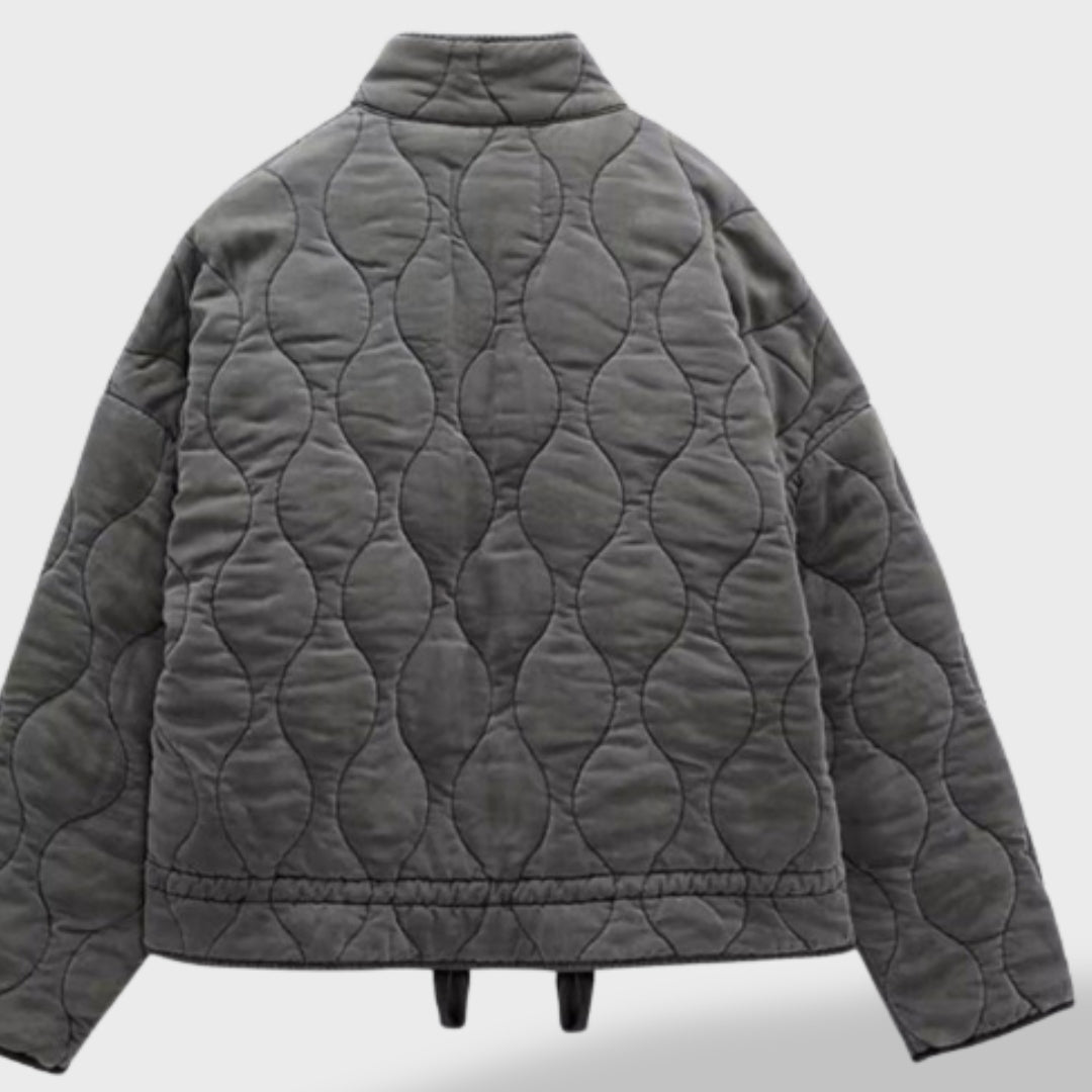 Damen Winterjacke Lena – Oversized elegant, Premium wattiert