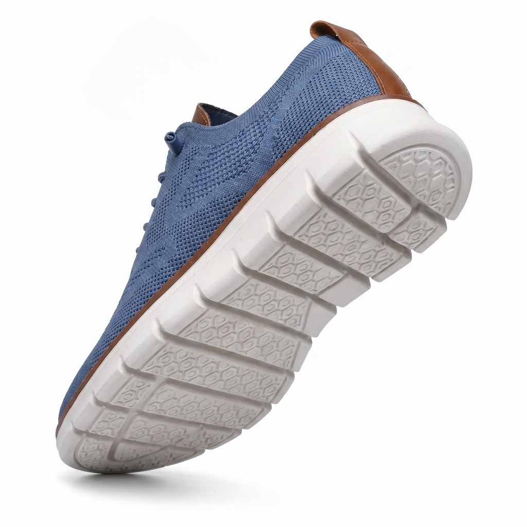 Herren Sportschuh Felix – Atmungsaktives Mesh mit Lederbesatz