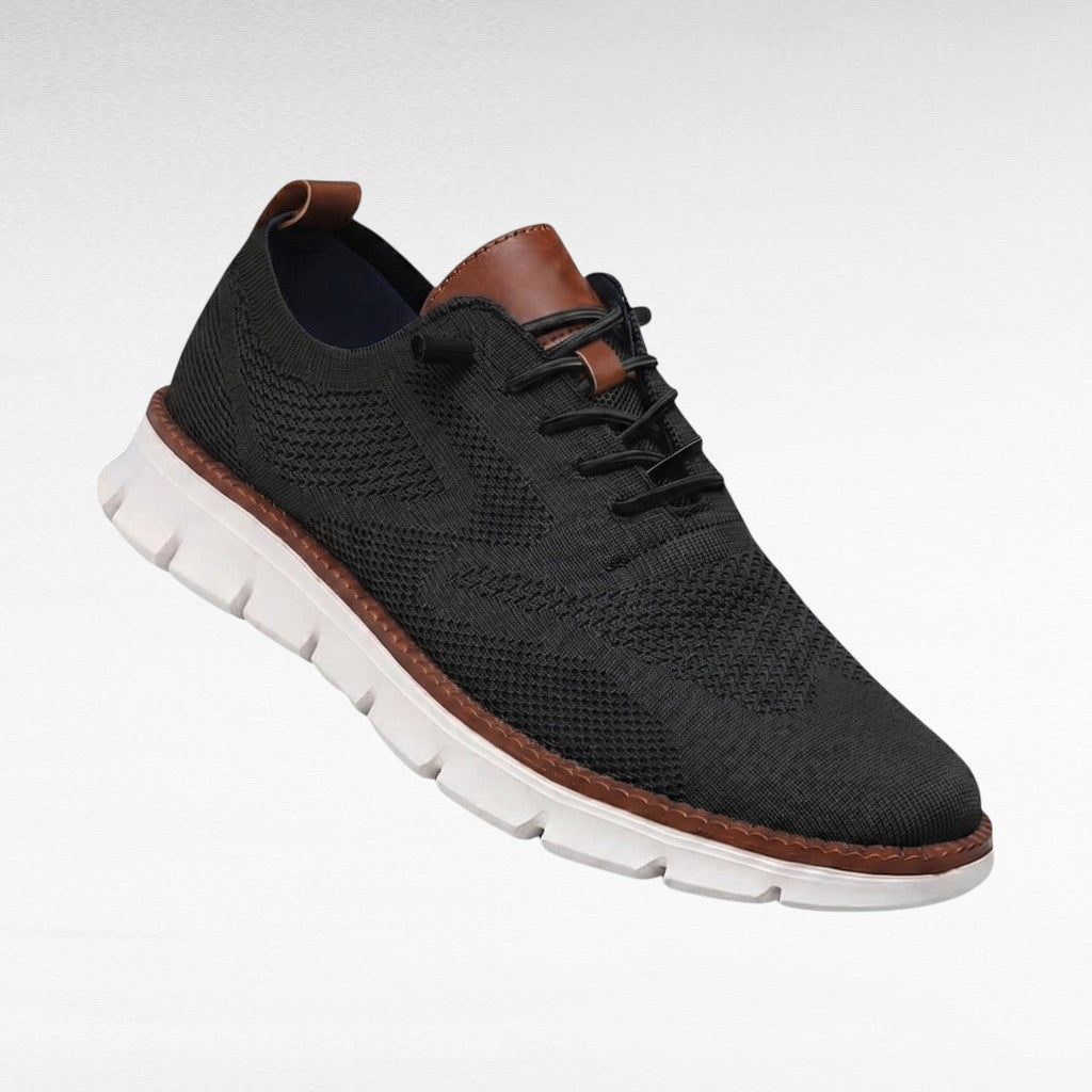Herren Sportschuh Felix – Atmungsaktives Mesh mit Lederbesatz