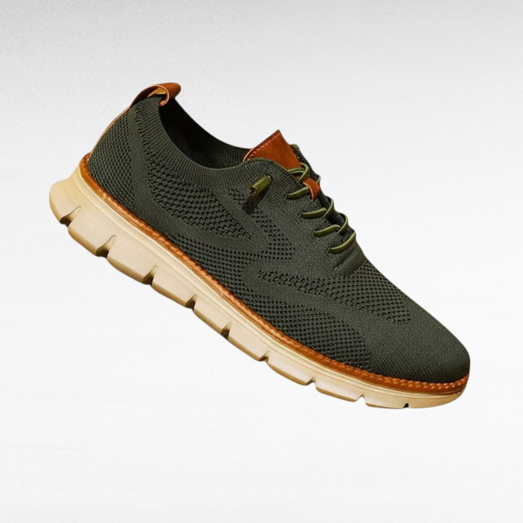 Herren Sportschuh Felix – Atmungsaktives Mesh mit Lederbesatz