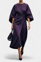 Damen Kleid Lena – Laternenärmel, tailliert