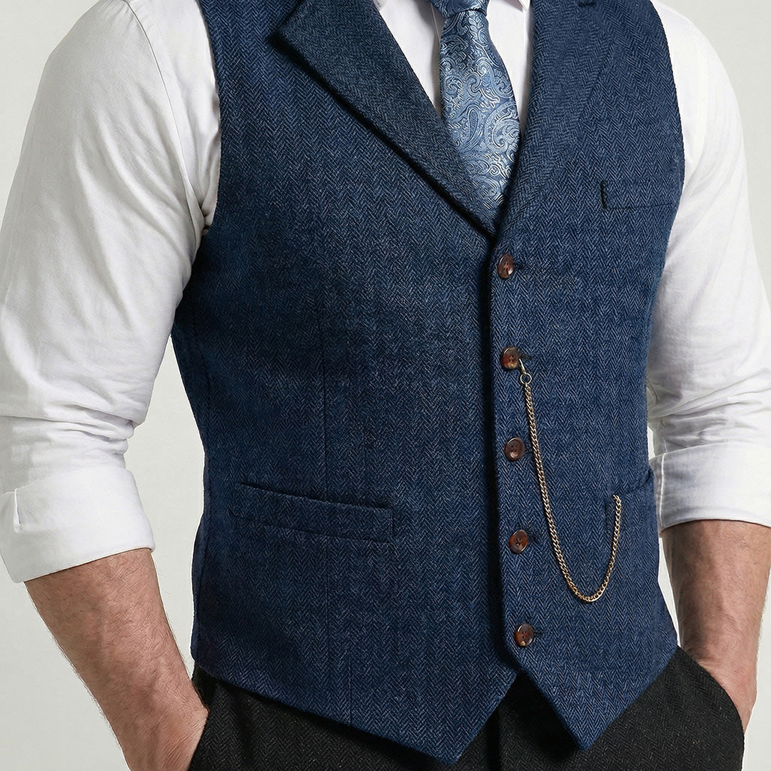 Herren Weste Felix – Stretch-Stoff, elegant, komfortabel