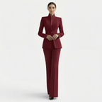 Damen Anzug Sophie – Elegantes Jackett mit Hose, Einreiher