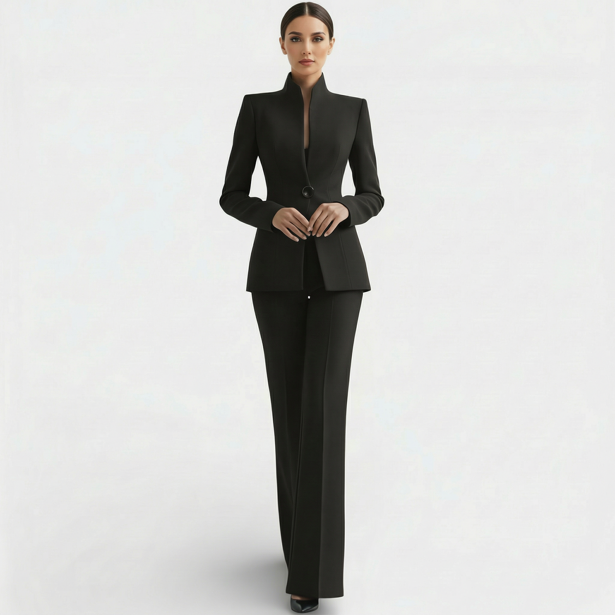 Damen Anzug Sophie – Elegantes Jackett mit Hose, Einreiher