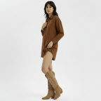 Damen Stiefel Greta – Spitz, Wildleder, eleganter Absatz