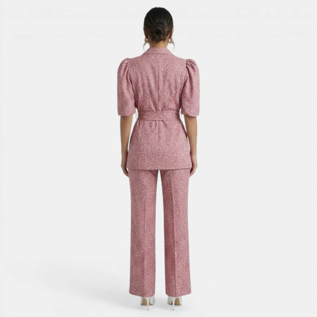 Damen Zweiteiler Emma – Elegantes Ensemble mit Puffärmeln