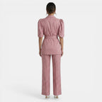 Damen Zweiteiler Emma – Elegantes Ensemble mit Puffärmeln