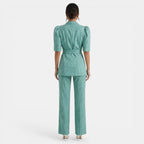 Damen Zweiteiler Emma – Elegantes Ensemble mit Puffärmeln