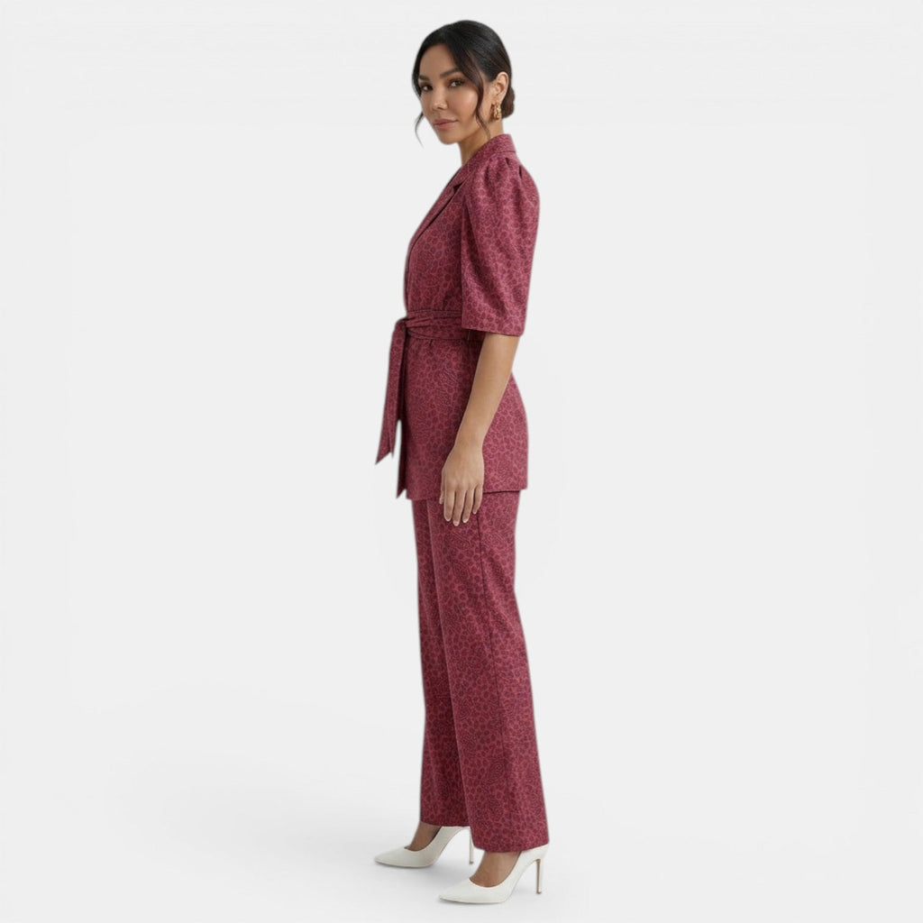 Damen Zweiteiler Emma – Elegantes Ensemble mit Puffärmeln