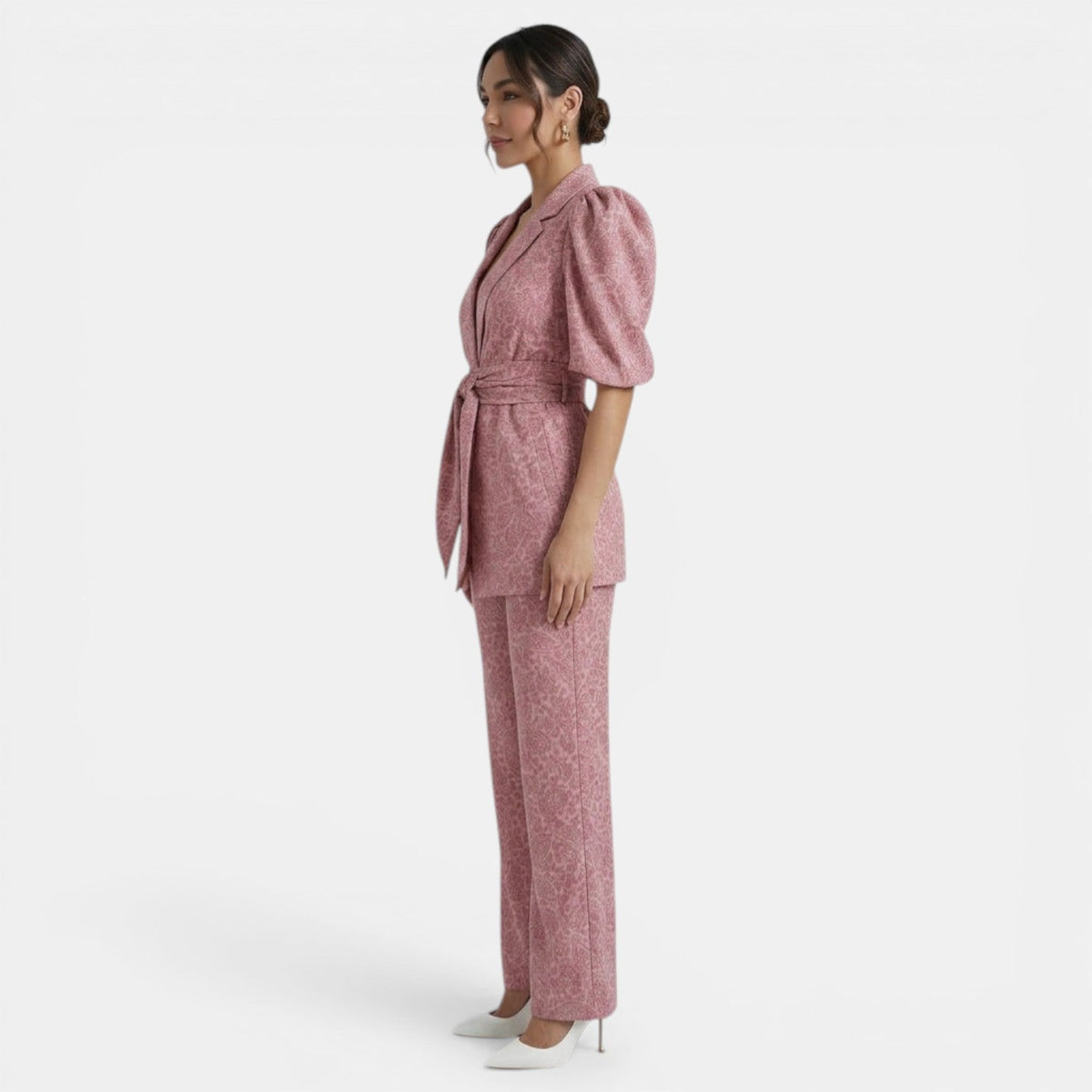Damen Zweiteiler Emma – Elegantes Ensemble mit Puffärmeln
